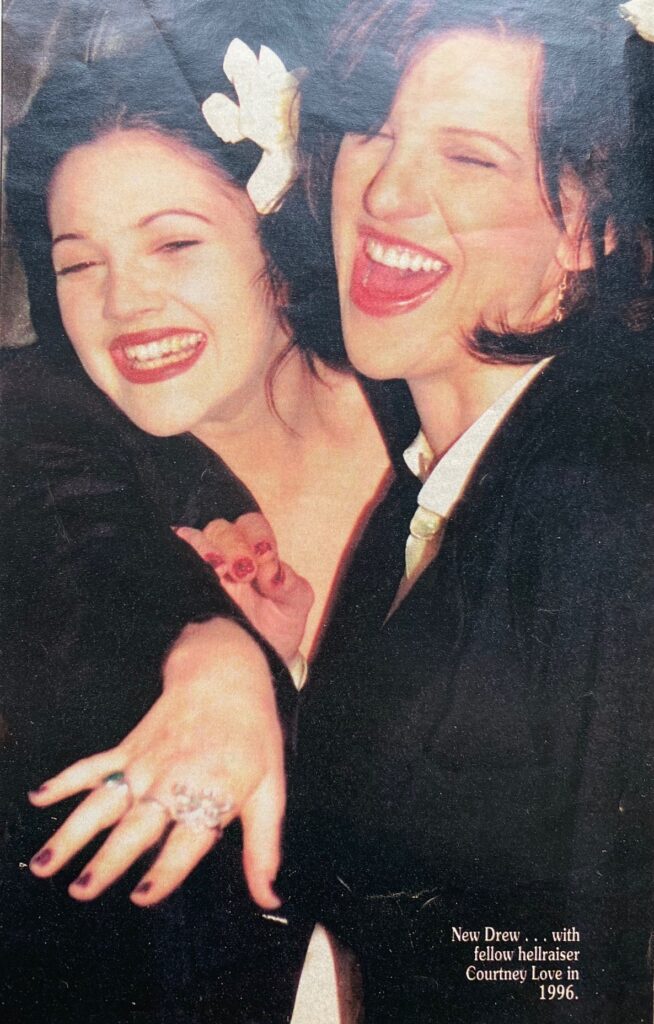 Drew Barrymore and Courtney Love 1996