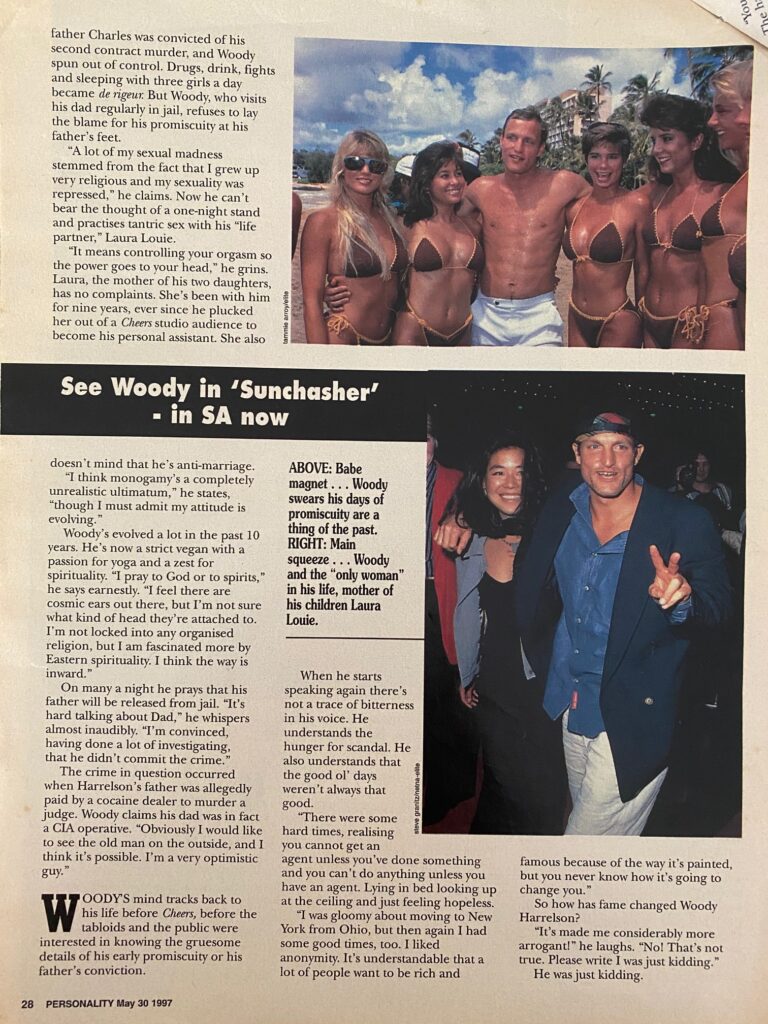Woody Harrelson Interview Page 3